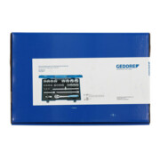 Gedore dopsleutelset 1/2, 28-delig, zeskant 10-36 mm''