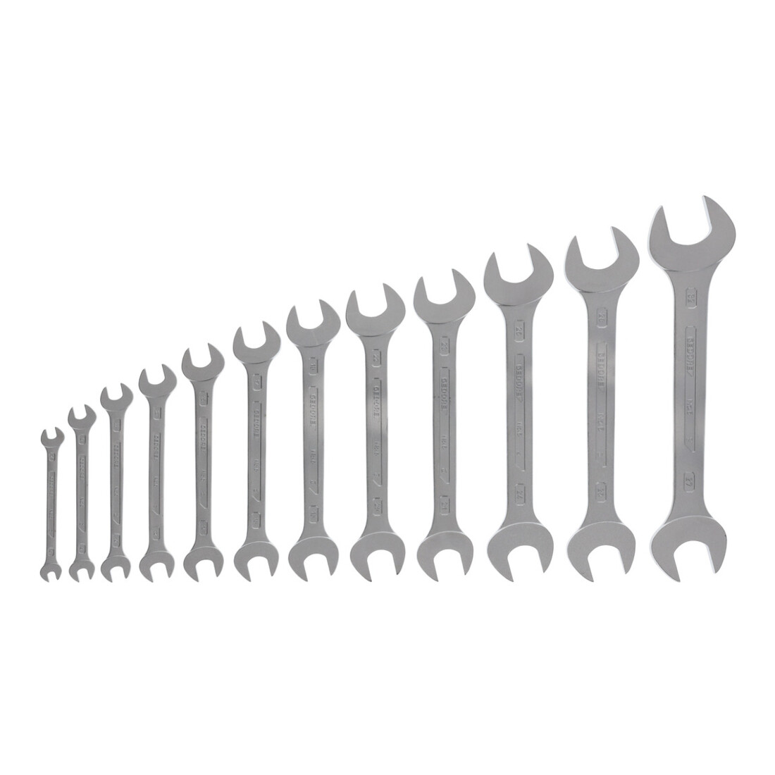 Gedore double jeu de clés à fourche 12 pièces 6x7 - 27x32 mm