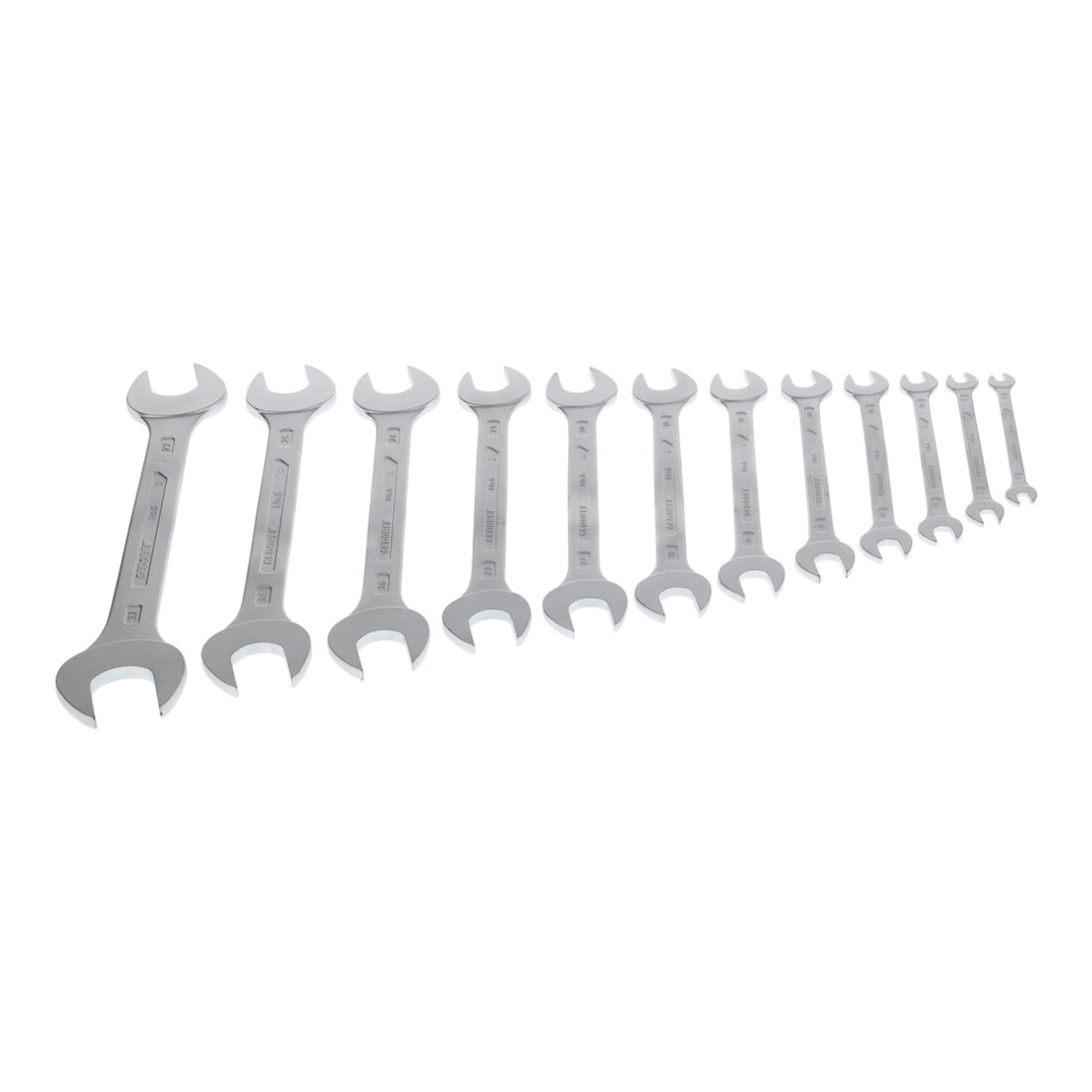 Gedore double jeu de clés à fourche 12 pièces 6x7 - 27x32 mm