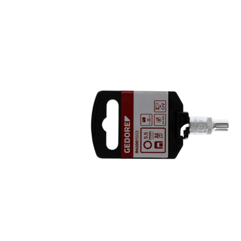Gedore Clé à douille rouge insert 1/4 6kt