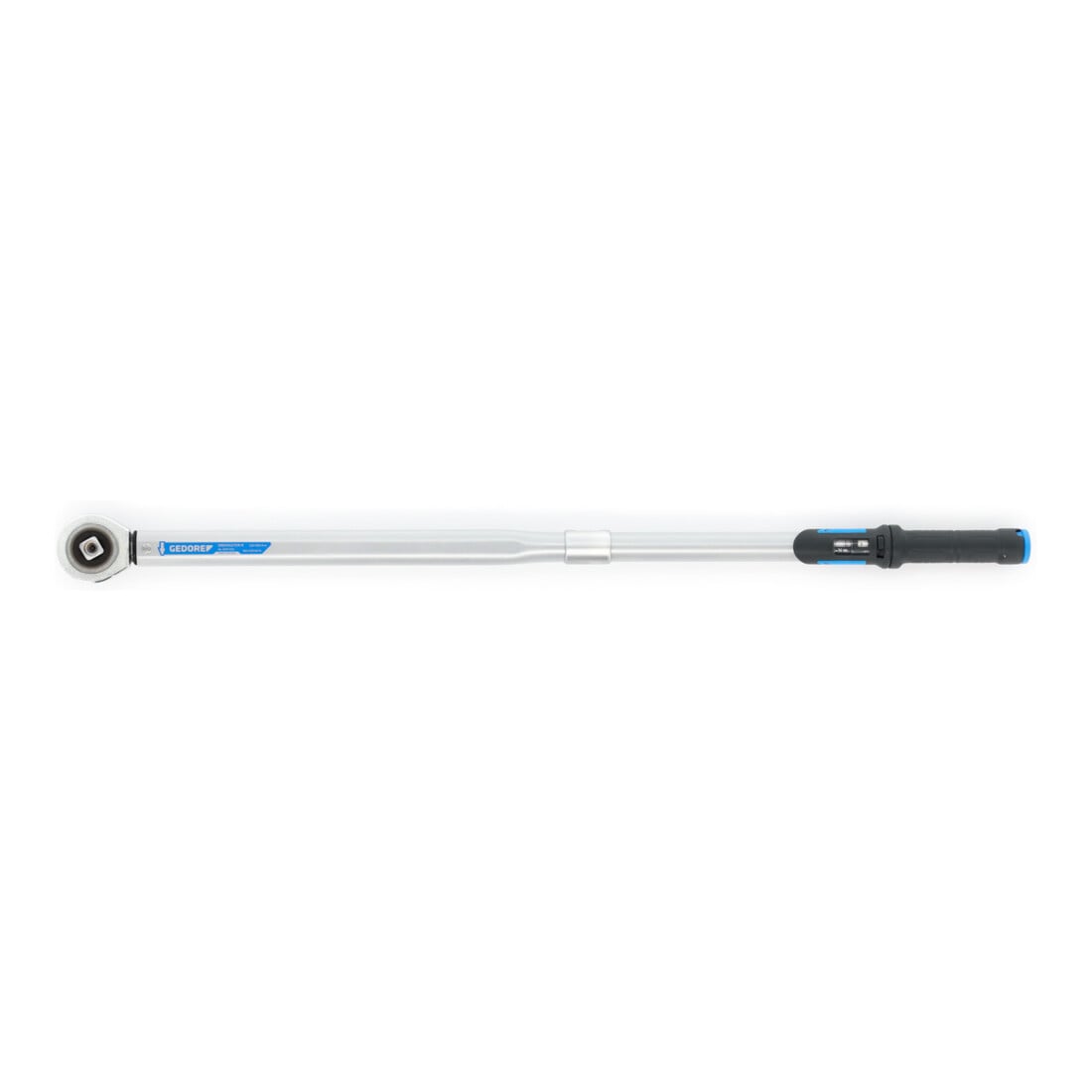 Gedore Dremaster Drehmomentschlüssel, 3/4 Zoll, 110-550 Nm, Mit Durchsteckvierkant und Stiftsicherung, Stahlrohr, Silber/Schwarz/Blau
