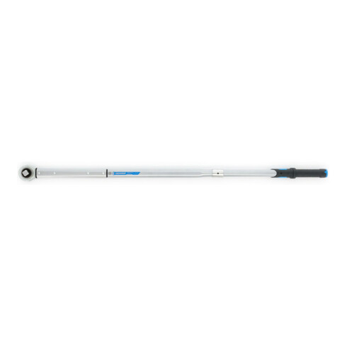 Gedore Dremaster Drehmomentschlüssel, 3/4 Zoll, 150-750 Nm, Mit Durchsteckvierkant und Stiftsicherung, Stahlrohr, Silber/Schwarz/Blau