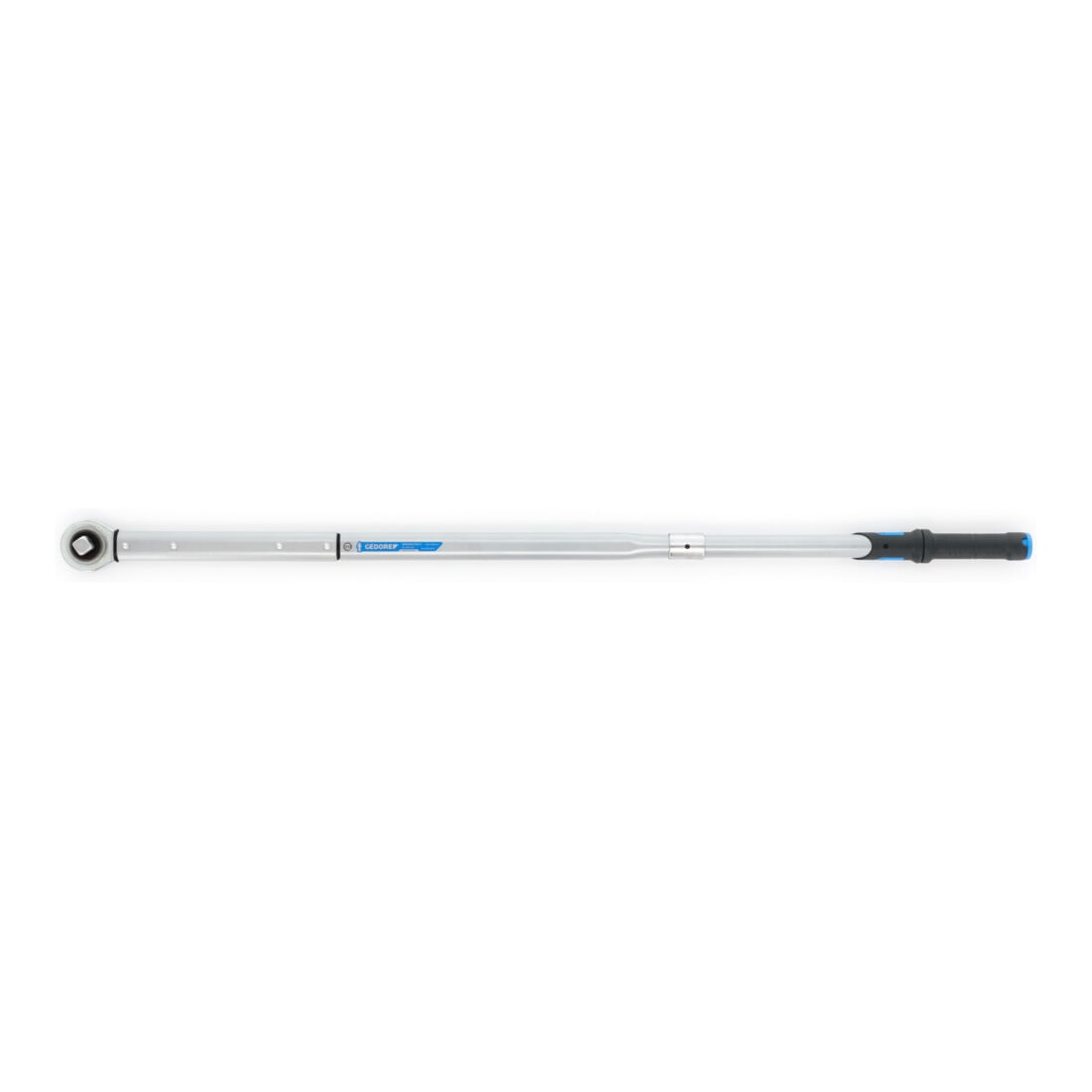 Gedore Dremaster Drehmomentschlüssel, 3/4 Zoll, 150-750 Nm, Mit Durchsteckvierkant und Stiftsicherung, Stahlrohr, Silber/Schwarz/Blau