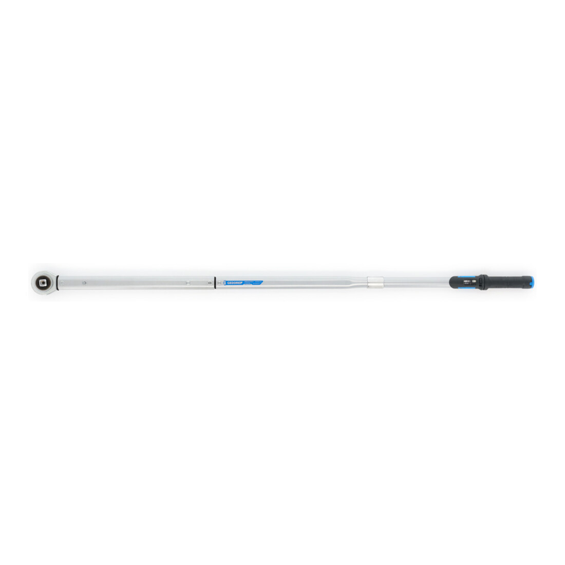Gedore Dremaster Drehmomentschlüssel, 3/4 Zoll, 250-850 Nm, Mit Durchsteckvierkant und Stiftsicherung, Stahlrohr, Silber/Schwarz/Blau