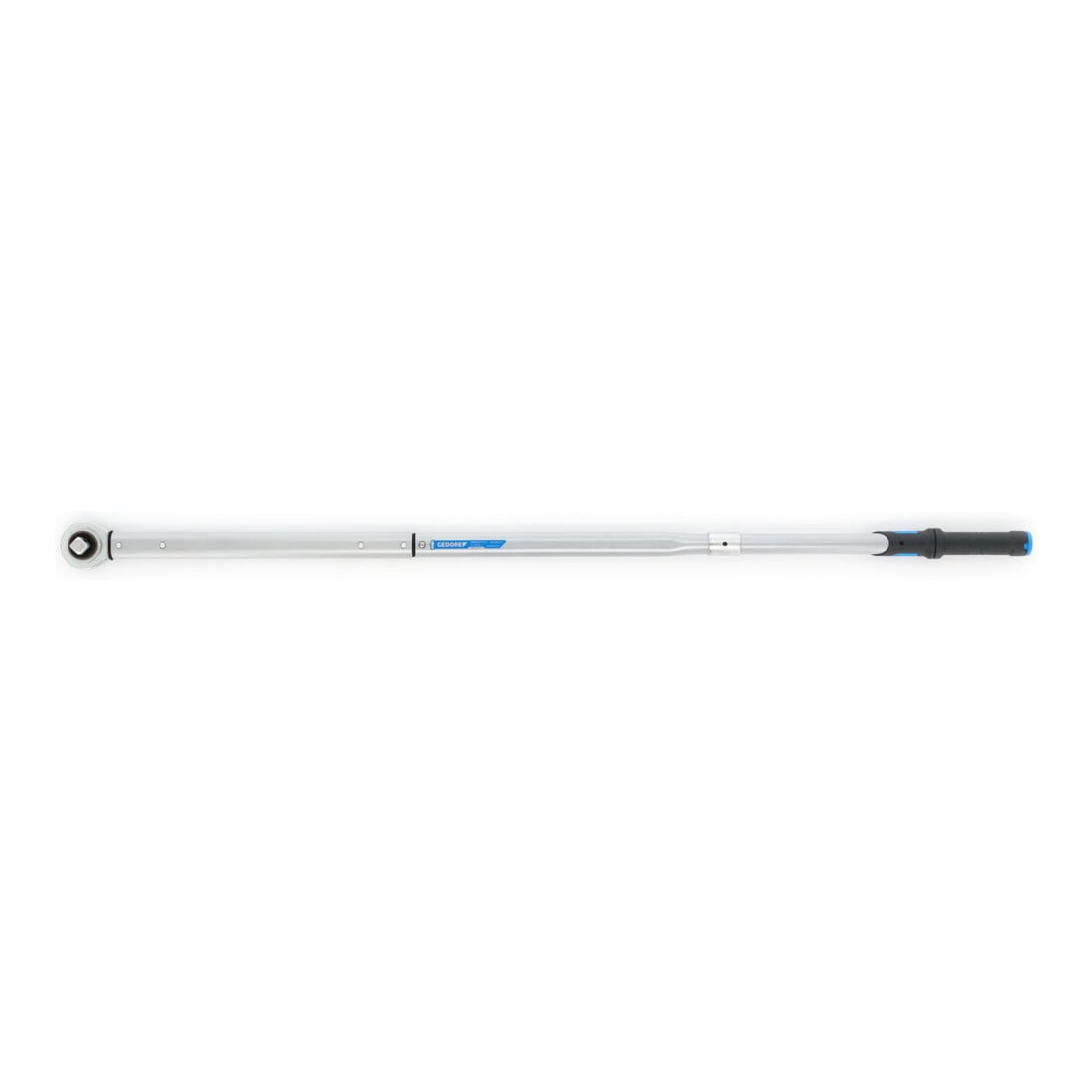 Gedore Dremaster Drehmomentschlüssel, 3/4 Zoll, 250-850 Nm, Mit Durchsteckvierkant und Stiftsicherung, Stahlrohr, Silber/Schwarz/Blau