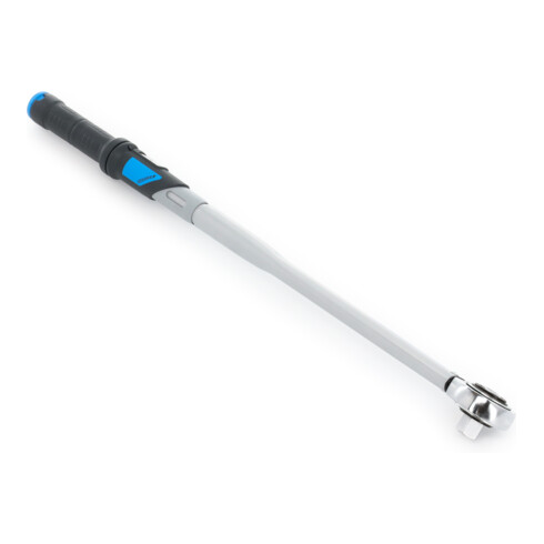 Gedore Dremaster Drehmomentschlüssel, 3/4 Zoll, 80-400 Nm, Mit Durchsteckvierkant und Stiftsicherung, Stahlrohr, Silber/Schwarz/Blau