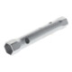 Gedore Dubbele steeksleutel, 20 + 22 mm, 6-kant, 165 mm lang, gereedschap voor moeren KFZ, 26 R 20x22, verchroomd staal
