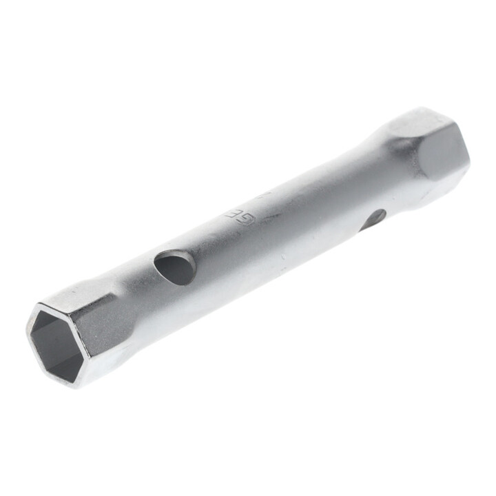 Gedore Dubbele steeksleutel, 20 + 22 mm, 6-kant, 165 mm lang, gereedschap voor moeren KFZ, 26 R 20x22, verchroomd staal