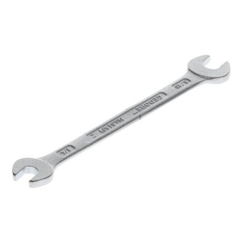 Gedore Dubbele steeksleutel, SW 1/4''+5/16'', inch, plat, 122 mm lang, 6 1/4x5/16AF