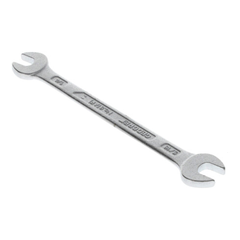 Gedore Dubbele steeksleutel, SW 1/4''+5/16'', inch, plat, 122 mm lang, 6 1/4x5/16AF