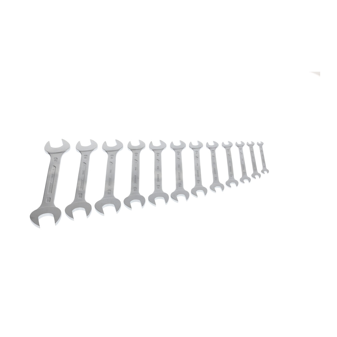 Gedore dubbele steeksleutelset 12 delig 6x7 - 30x32 mm
