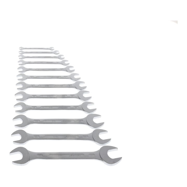 Gedore dubbele steeksleutelset 12 delig 6x7 - 30x32 mm