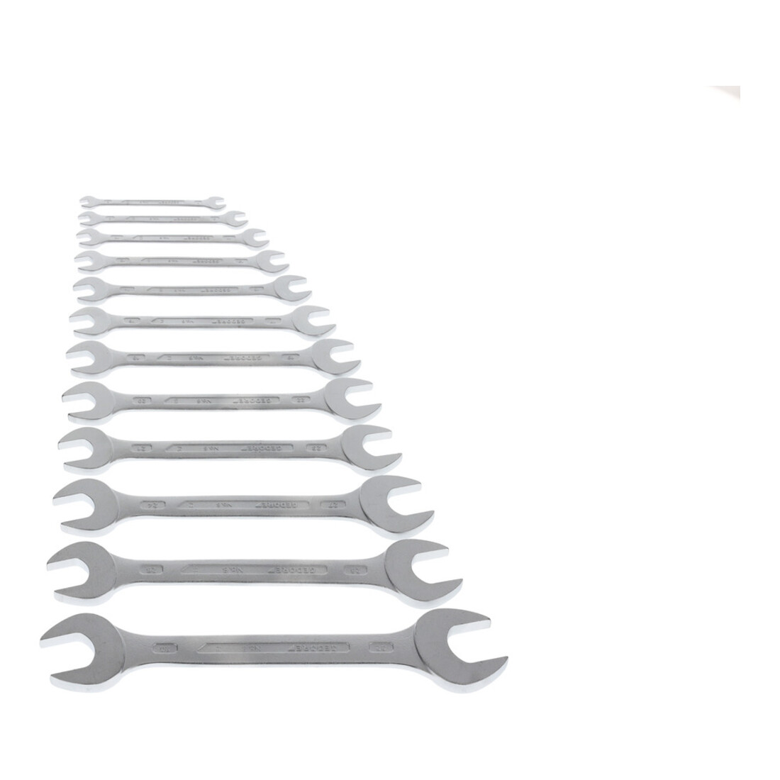 Gedore dubbele steeksleutelset 12 delig 6x7 - 30x32 mm