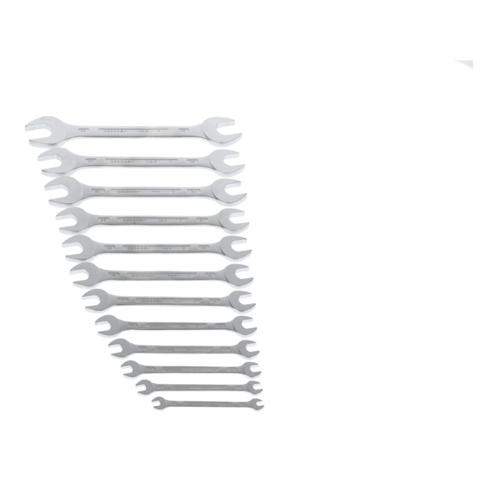 Gedore dubbele steeksleutelset 12 delig 6x7 - 30x32 mm