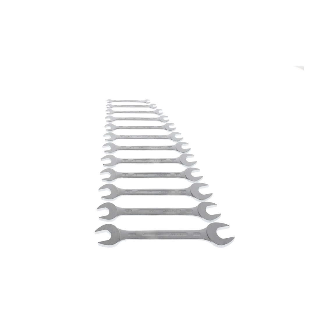 Gedore dubbele steeksleutelset 12 delig 6x7 - 30x32 mm