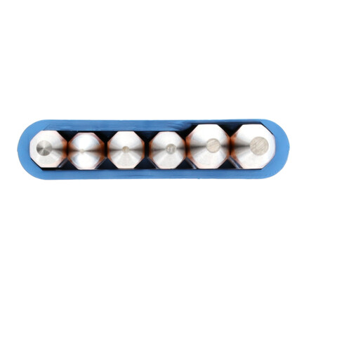 Gedore Durchtreiber-Satz, 6-teilig, Splinttreiber-Set im PVC-Halter, gehärtet, angelassen, Stahl, Werkzeug, 8753680