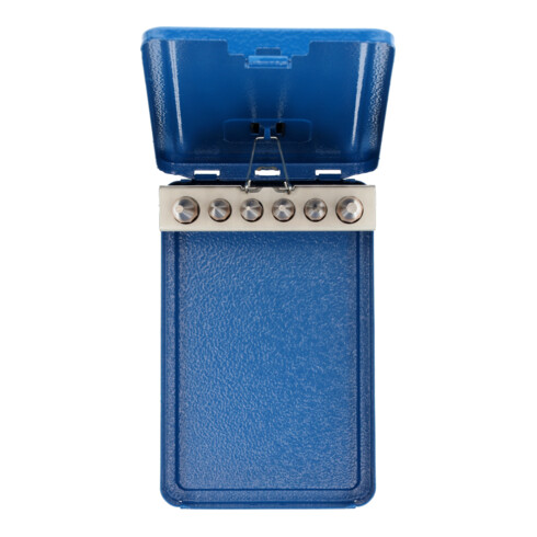 Gedore Durchtreiber-Satz, 6-teilig, Splinttreiber-Set in Metallkassette, gehärtet, angelassen, Stahl, Werkzeug, 8754060