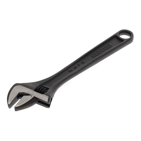 Gedore Einmaulschlüssel verstellbar, Spannweite 36 mm (1.7/16 Zoll), Einstellskala, schwedisch, phosphatiert, 60 P 12
