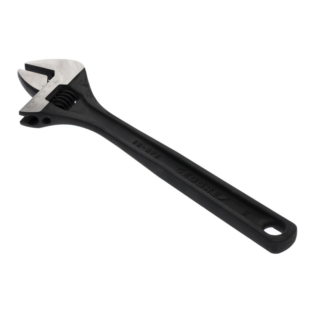 Gedore Einmaulschlüssel verstellbar, Spannweite 43 mm (1.11/16 Zoll), schwedisch, phosphatiert, Industrieausführung, 62 P 15