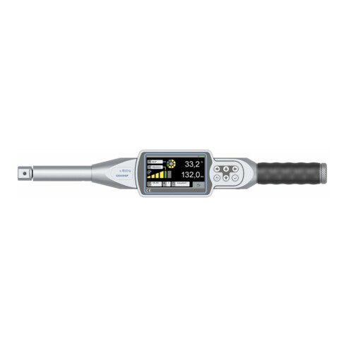 Gedore Elektronischer Drehmoment-/ Drehwinkelschlüssel, mit integriertem Display E-Torc Q, maximales Drehmoment: 100Nm