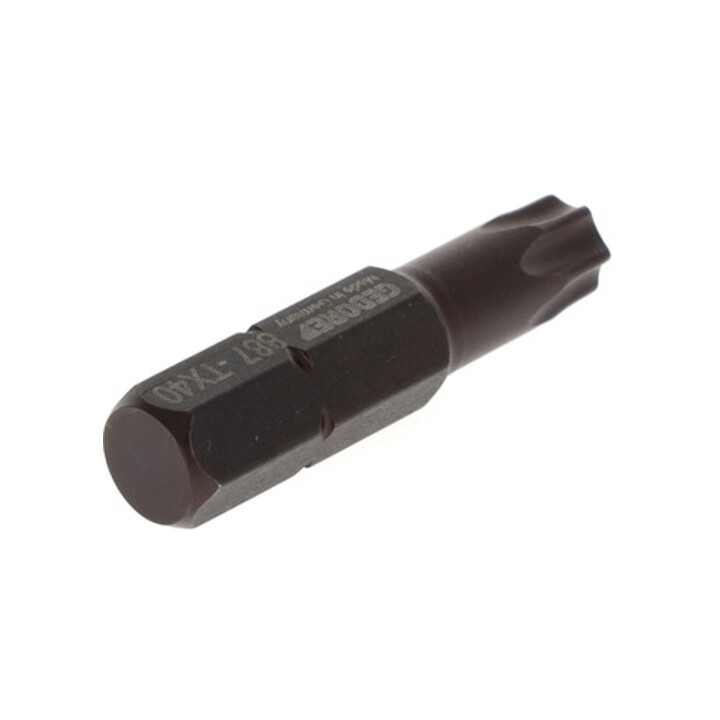 Gedore Embout de tournevis Bit intérieur TX, SW T40, 5/16", 8 mm, outil, 887 TX T40