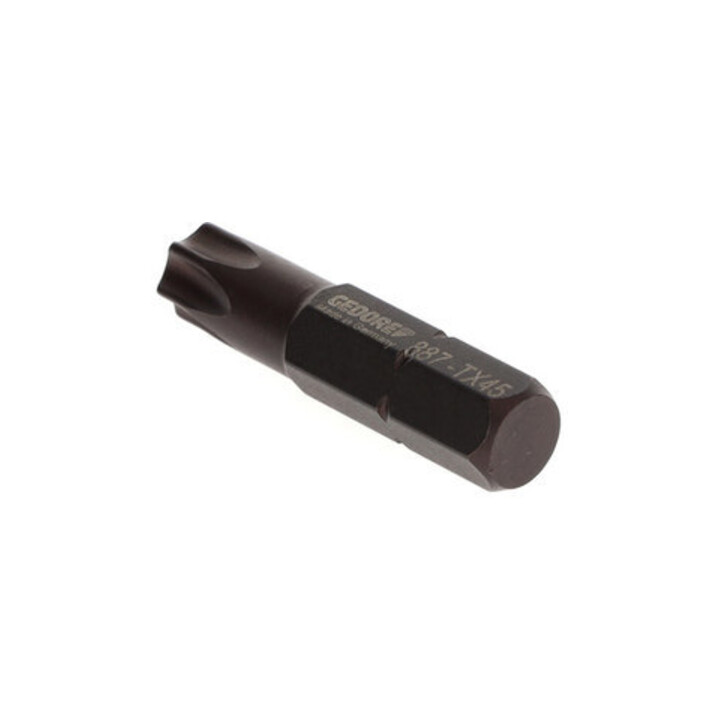 Gedore Embout DIN3126C8 T45 x 35mm en acier spécial vanadium brunifié