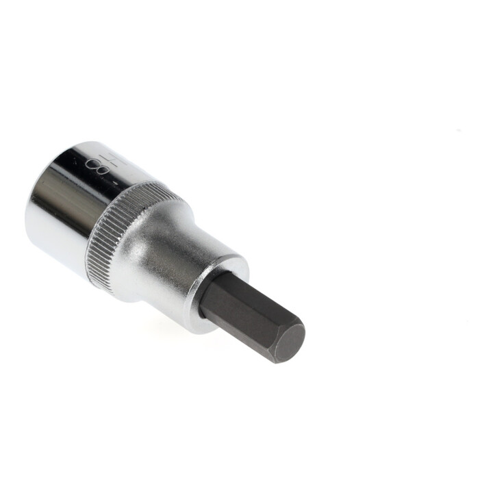 Gedore Embout tournevis 6 pans, SW 8 mm, 1/2'' 12,5 mm, outil, R62550810, acier