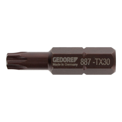 Gedore Embout tournevis intérieur TX, SW T30, 5/16", 8 mm, outil, 887 TX T30