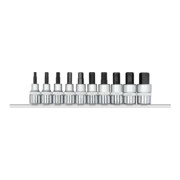 Gedore Embouts de tournevis 1/2 avec rail, 10 pièces R62558010