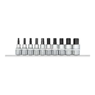Gedore Embouts de tournevis 1/2 + rail 10 pièces R62558110