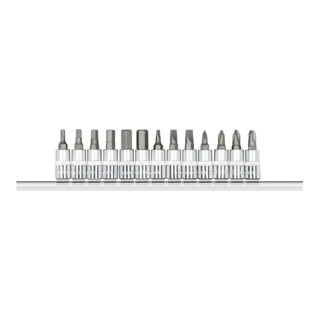 Gedore Embouts de tournevis 1/4 + barrettes 13 pièces R48008013