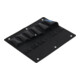 Gedore ET-1100 W Cartella porta attrezzi con coperchio vuota con set di montaggio-4