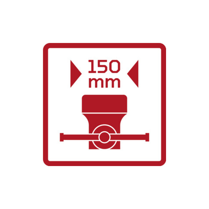 Gedore Etau Rouge Mâchoire-B.150mm rotatif 14kg
