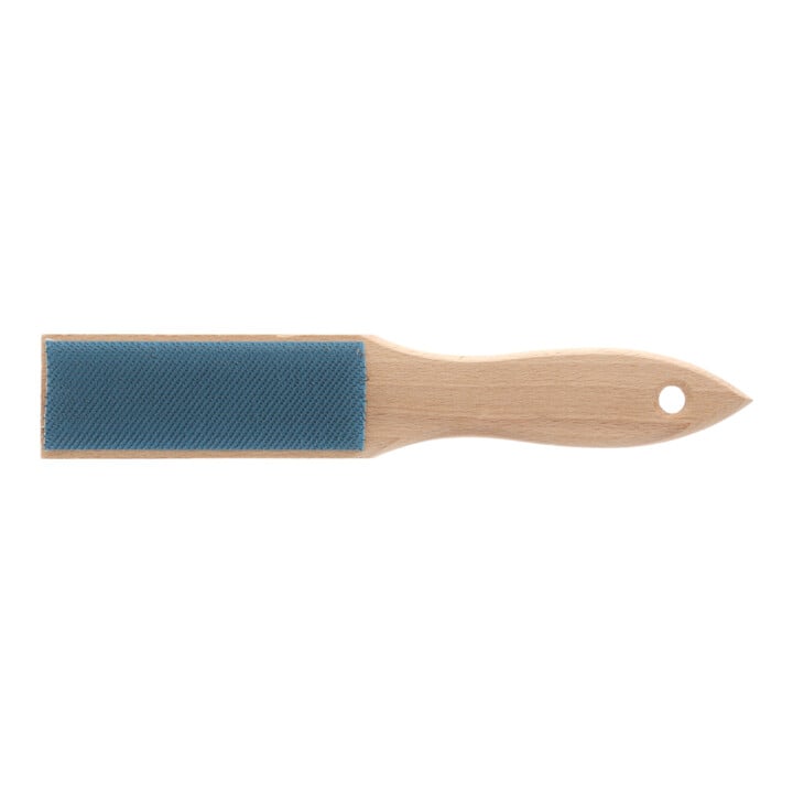 Gedore Feilenbürste, für Feilen und Raspeln, Borsten 10 mm, mit Holzgriff, Drahtbürste, 250 mm lang, 645