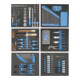 Gedore gereedschap assortiment in check gereedschap modules 190 -delig