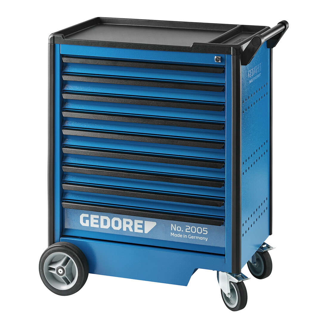 Gedore gereedschapswagen met 9 laden (B 640 x D 400 mm)