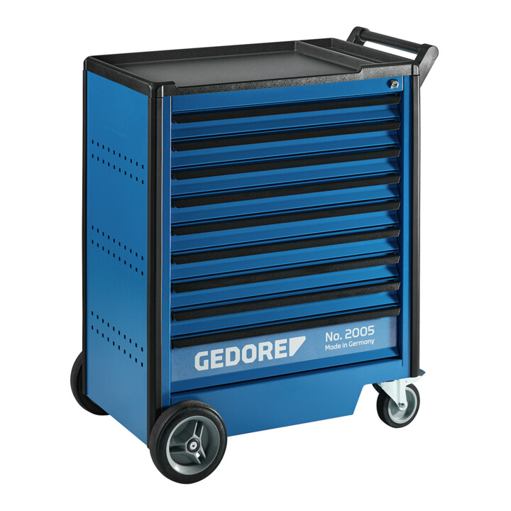 Gedore gereedschapswagen met 9 laden (B 640 x D 400 mm)