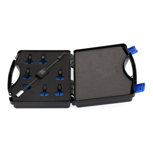 Gedore Gewindeadapterset met schuifhamer, set voor 1-gat toepassingen, 6 adapters M10-M4 tot M10-M12, 1.81/K-1