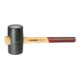 Gedore Gummihamer met houten steel, Ø 65 mm, hamer met essensteel, 2 vlakke vlakken, gereedschap, gesmeed, 226 E-2 A