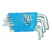 Gedore H 42-88 A Set di cacciaviti ad angolo in supporto, 8 pezzi 5/64-5/16AF