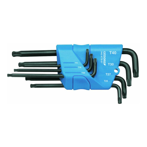 Gedore H 43 KTX-07 Set cacciaviti angolari in supporto 7 pezzi TX T10-T40