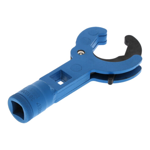 Gedore Hahnblok sleutel, 1/2", voor Euro-konus Hahnblokken met nok-/zeskant bevestiging, vlak, 381030
