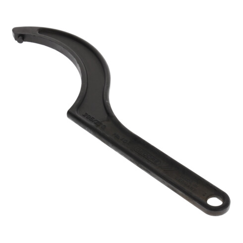 Gedore Hakenschlüssel met pen, voor kruisgatmoeren, SW 205-220 mm, punt-Ø 8 mm, sleutel, 40 Z 205-220