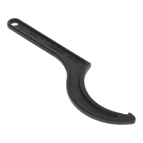 Gedore Hakenschlüssel mit Nase, für Nutmuttern, SW 205-220 mm, Spitzen-Ø 5 mm, Schraubenschlüssel, 40 205-220