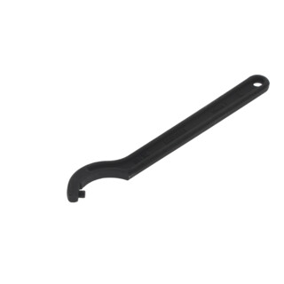 Gedore Hakenschlüssel mit Zapfen, für Kreuzlochmuttern, SW 30-32 mm, Spitzen-Ø 8 mm, Schraubenschlüssel, 40 Z 30-32