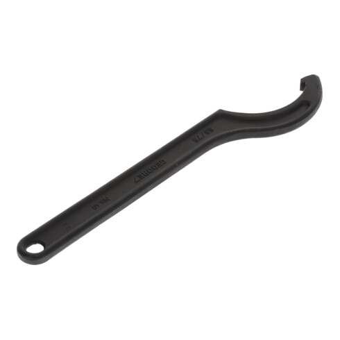 Gedore Hakensleutel met neus, voor moeren met groef, SW 68-75 mm, punt-Ø 5 mm, steeksleutel, 40 68-75