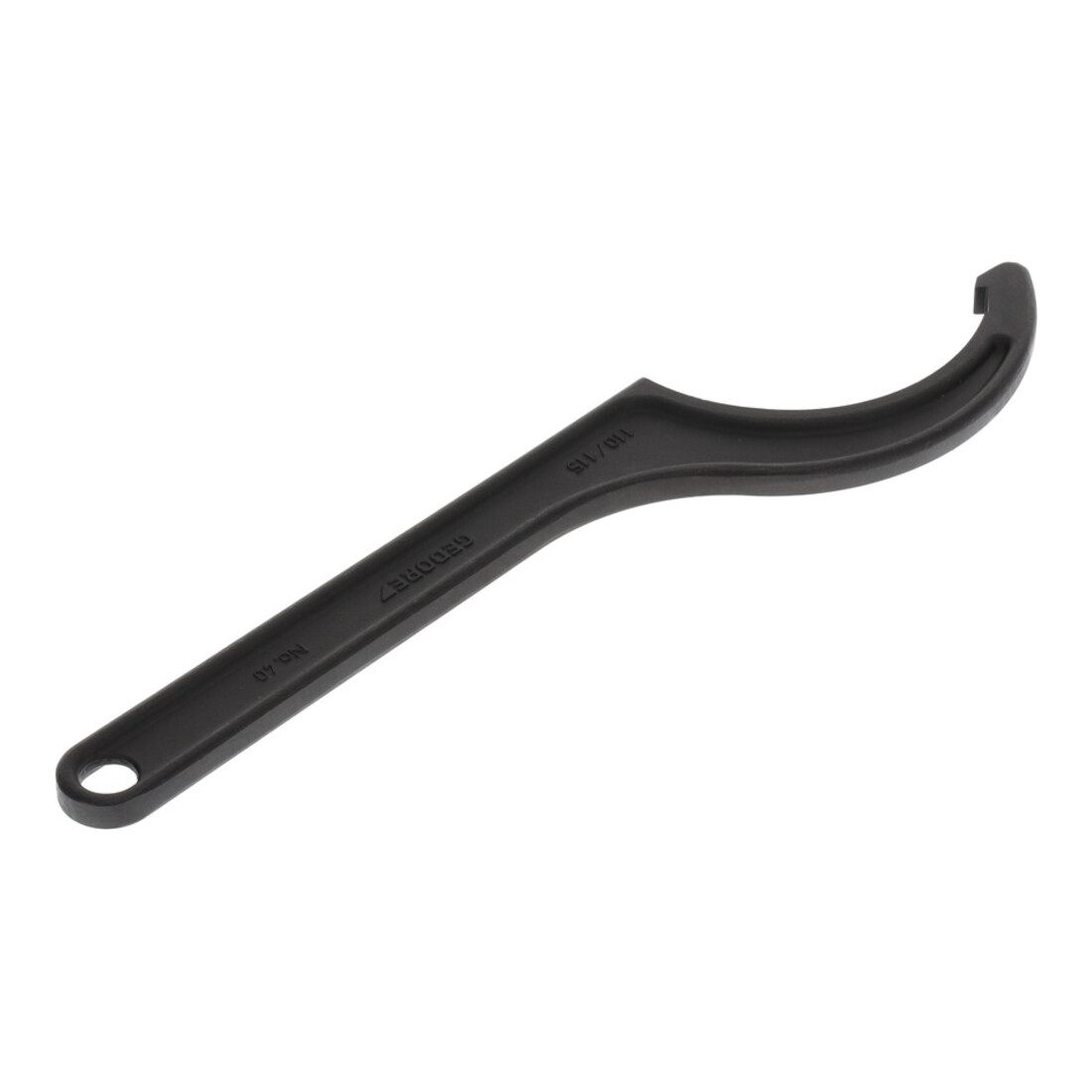 Gedore Hakensleutel met neus, voor moeren, SW 110-115 mm, punt-Ø 5 mm, steeksleutel, 40 110-115