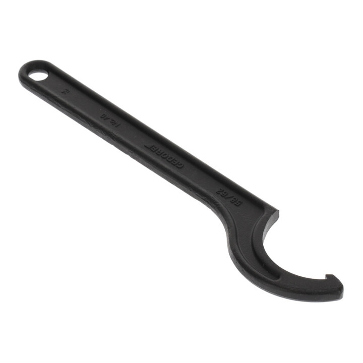 Gedore Hakensleutel met neus, voor moernoten, SW 58-62 mm, punt-Ø 5 mm, steeksleutel, 40 58-62