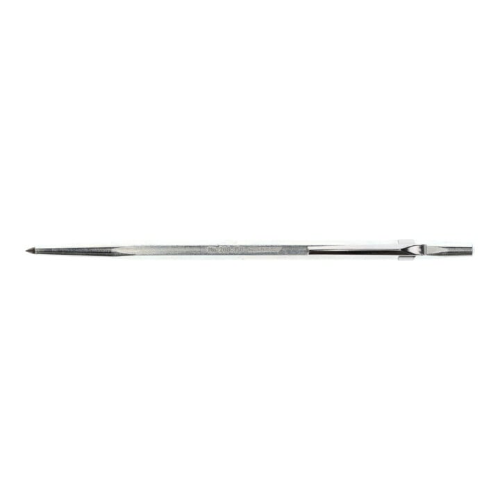 Gedore Hartmetall-Reißnadel, für Metall, 6-kant, 150 mm lang, Anreißwerkzeug mit Befestigungsclip, 208-150