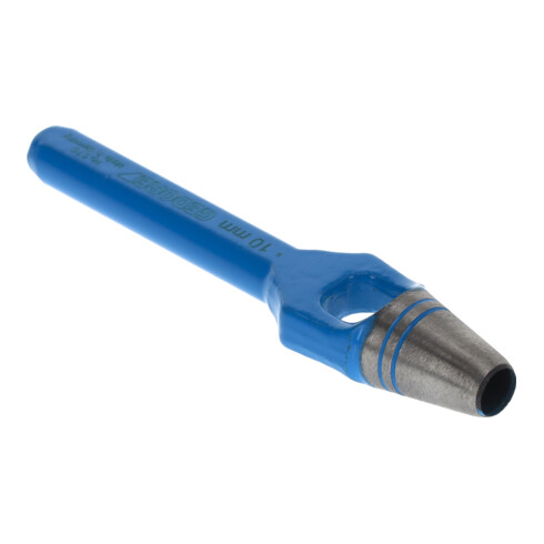 Gedore Henkellocheisen für weiche Materialen, Ø 10 mm, Gummi Leder Dichtungen Stoff, rund, 130 mm lang, Stanzeisen, 570010
